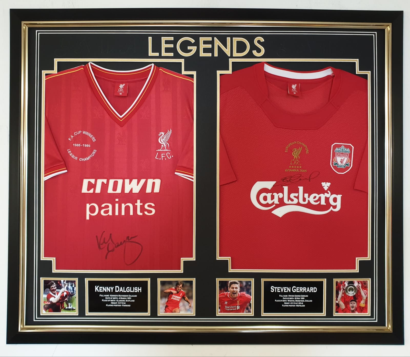 steven gerrard signed jersey