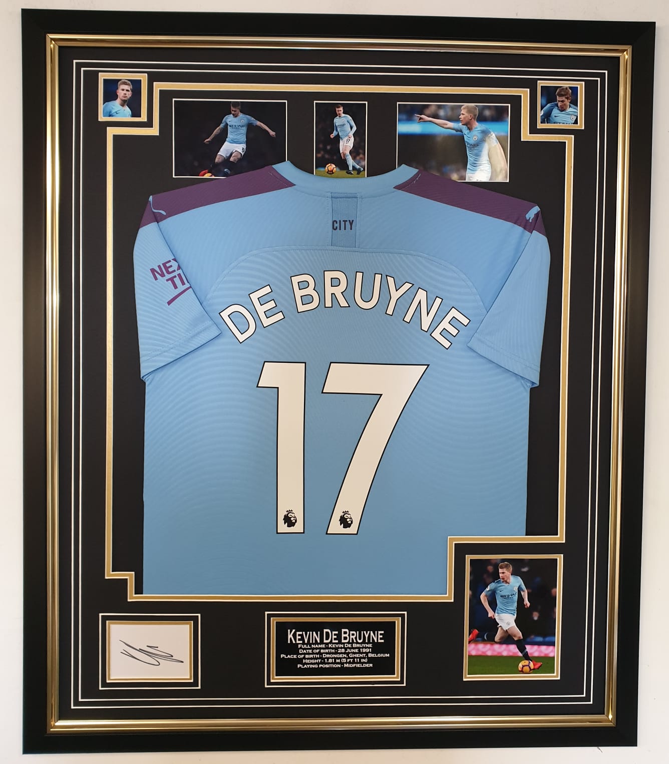 kevin de bruyne signed jersey