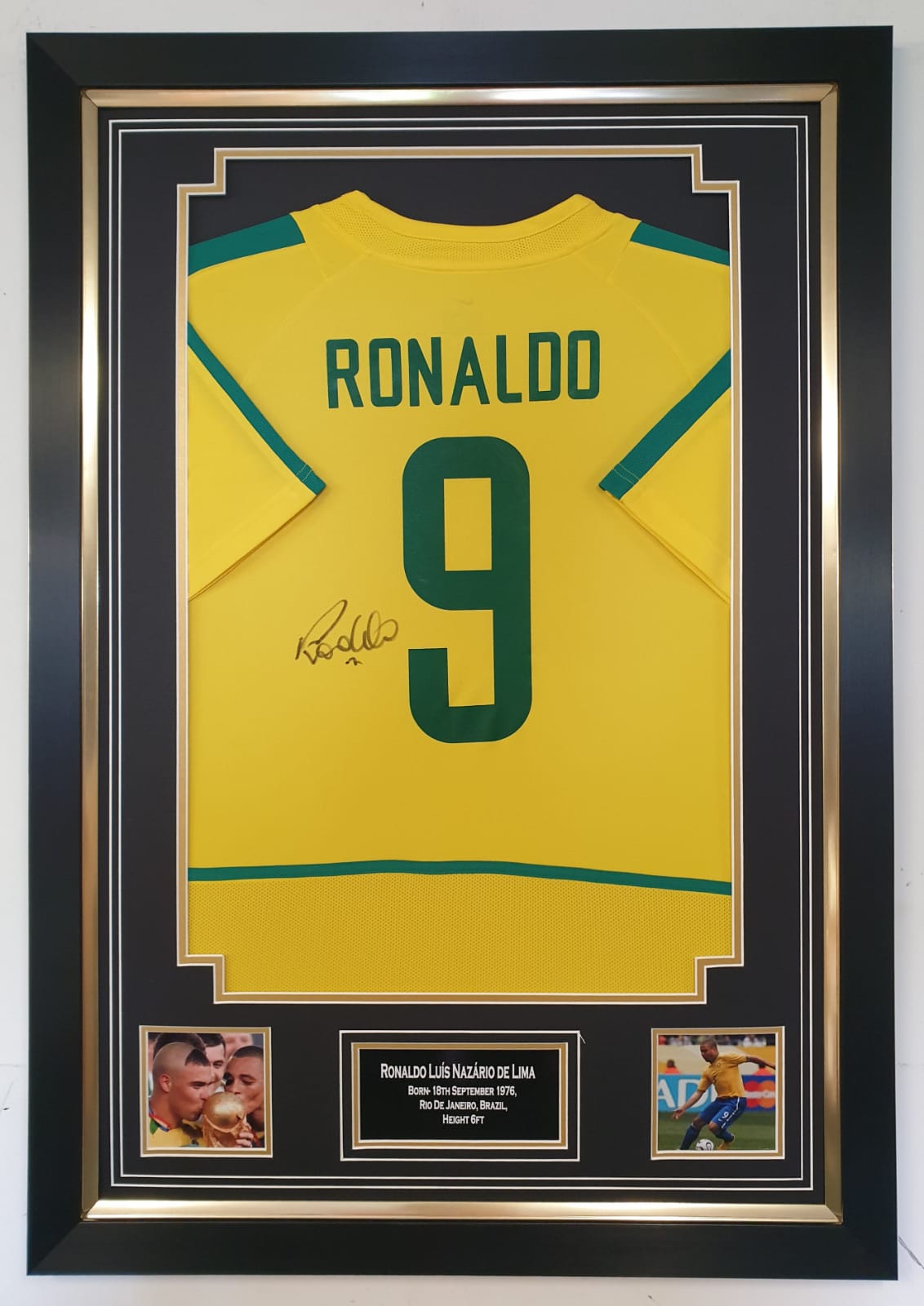 ronaldo brazil signed jersey