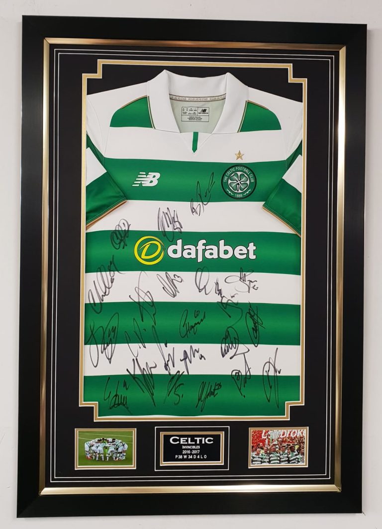 celtic invincibles signed shirt