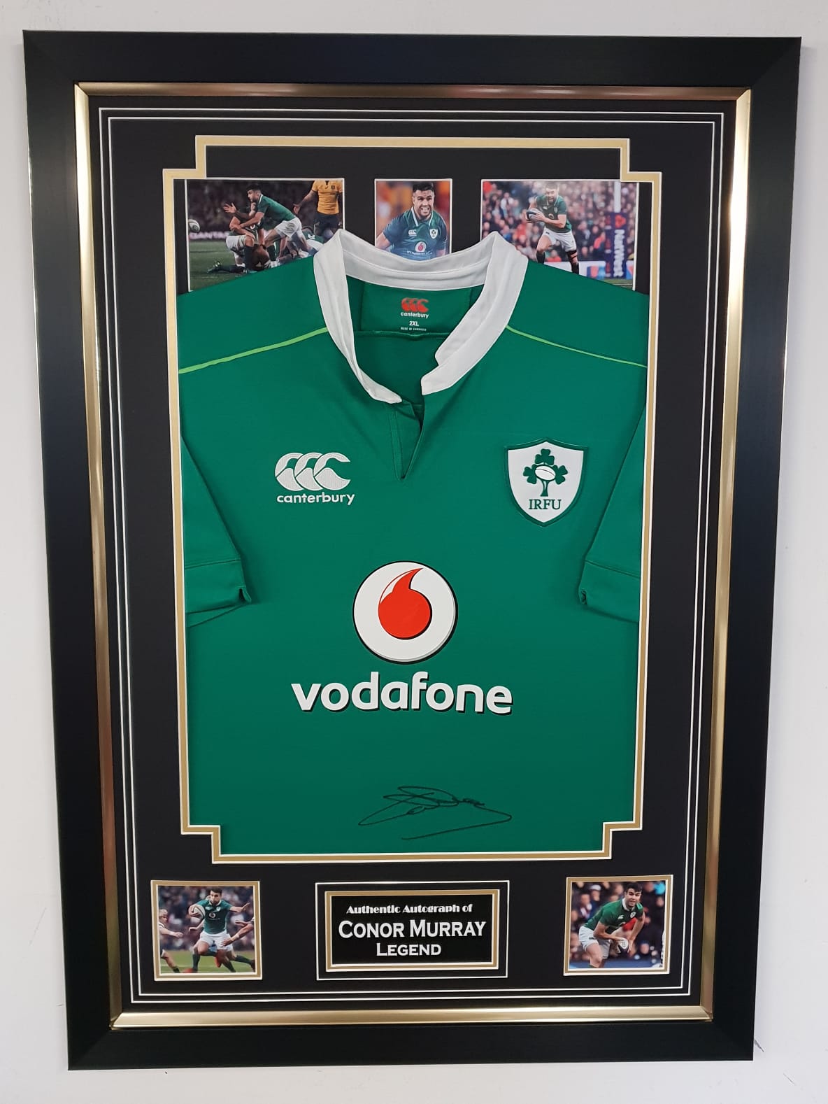 signed irish rugby jersey