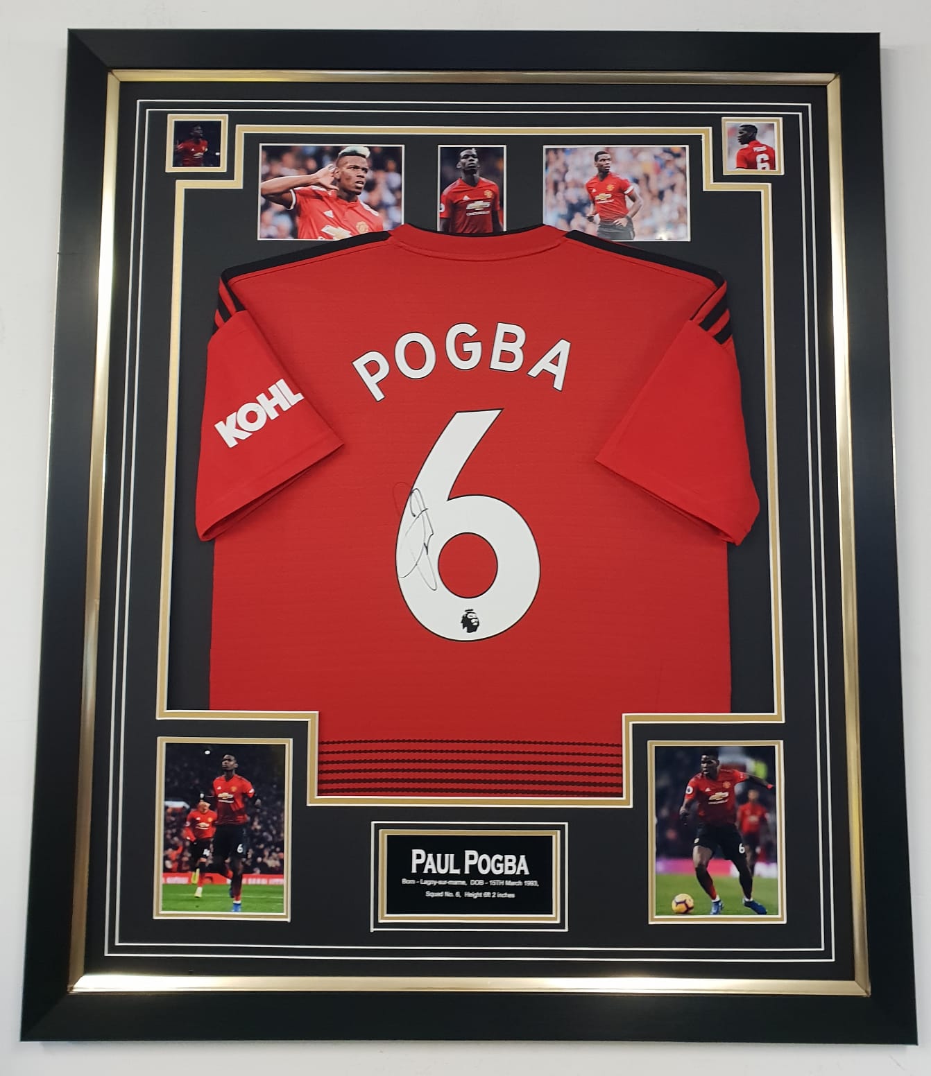 Paul Pogba Manchester United Signed 