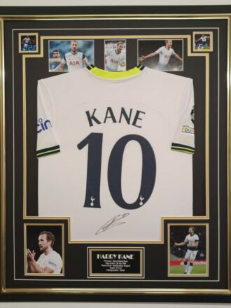 Framed Harry Kane Signed England Football Shirt