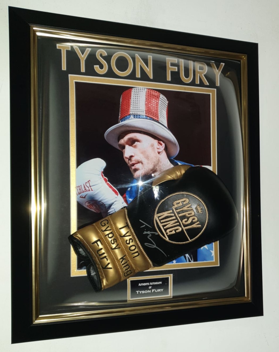 Tyson Fury Signed Boxing Glove Framed – Experience Epic