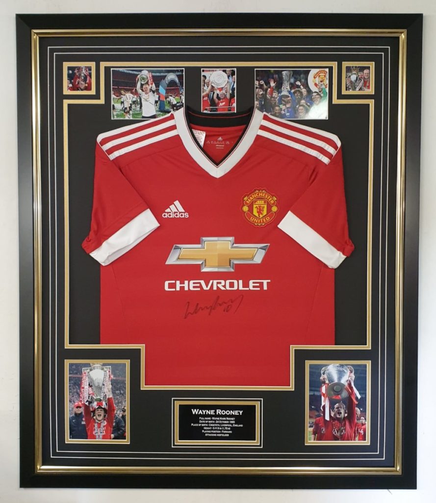 signed man u shirt