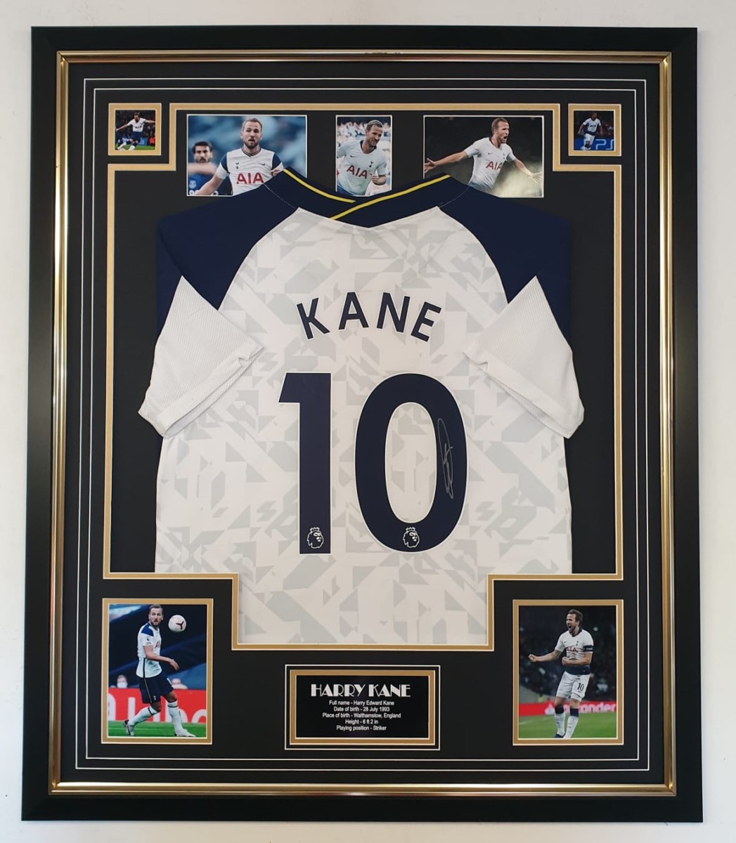 Harry Kane Spurs Signed Football Shirt Framed – Experience Epic