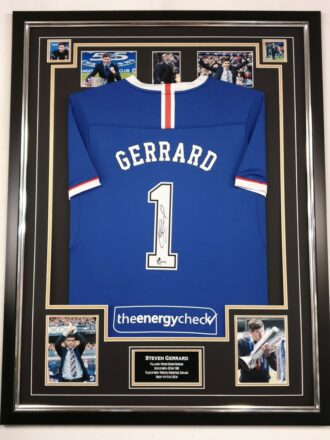 Gerrard Signed Rangers Shirt