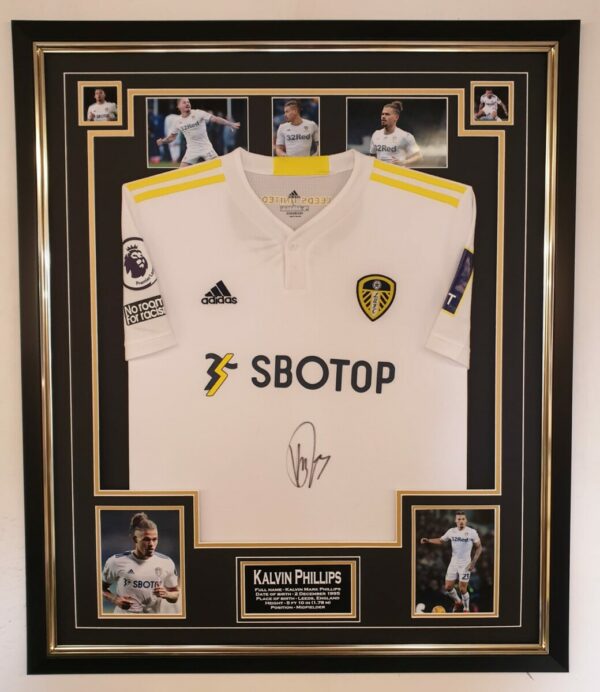 Kalvin Phillips Signed Leeds Shirt