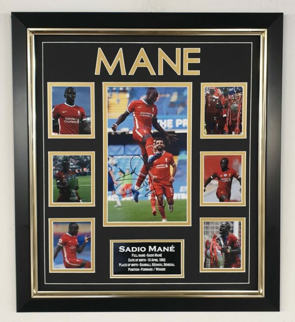 Mane Signed Picture Framed