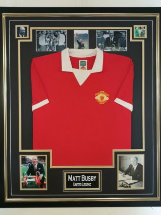 Matt Busby Shirt Framed