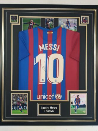 Lionel Messi Signed Barcelona Shirt No 10 bd