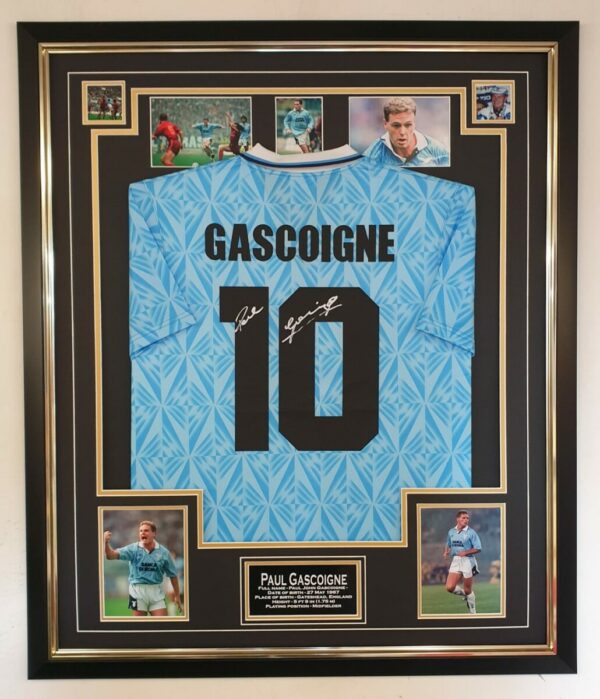 Paul Gascoigne Signed Shirt