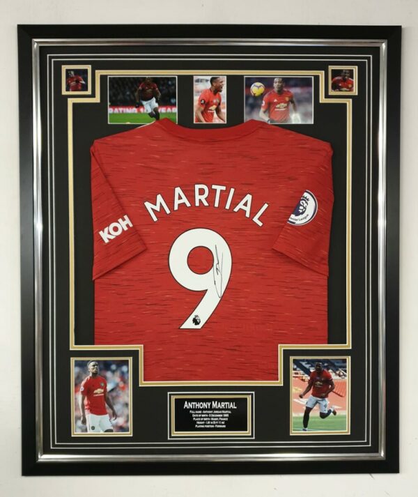 Anthony Martial Signed Manchester United Shirt