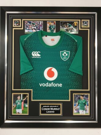Conor Murray Signed Ireland Rugby Shirt Framed