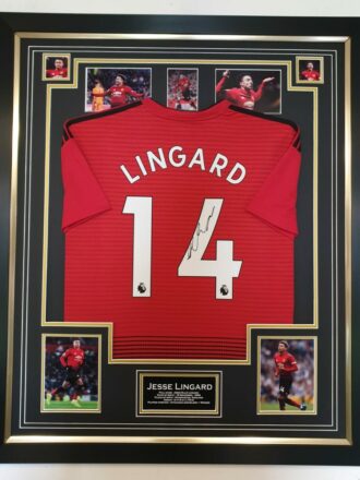 Jesse Lingard Signed Manchester United Shirt