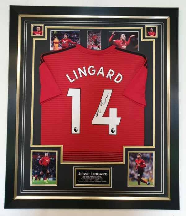 Jesse Lingard Signed Manchester United Shirt